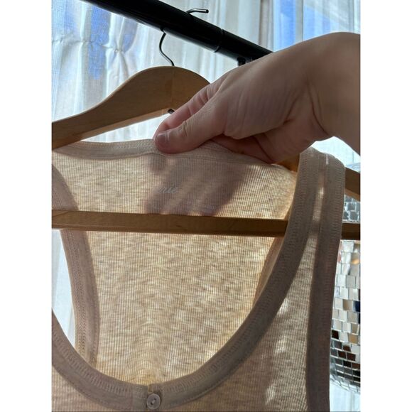 Aerie Tan Button Tank - Picture 3 of 4